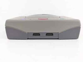 Z184 Victor V Saturn Console JVC RG-JX2 Gray JAPAN SEGA RARE Working SET