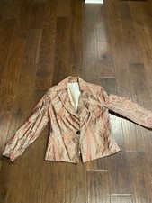 Garfield  Marks Paisley Blazer 6