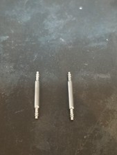 Set of 2 10mm Double Shouldered Ultra Thin Spring Bars - NEW