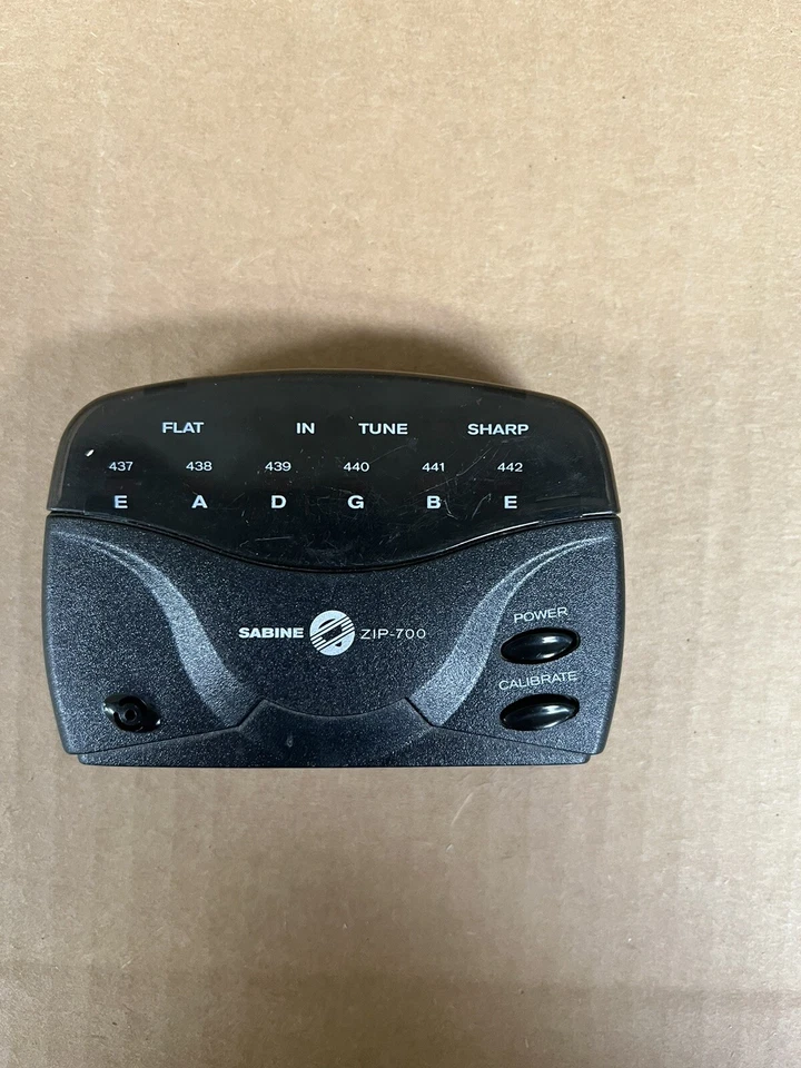 Sintonizador de guitarra y bajo Sabine ZIP-700 9V a batería rápido fácil de usar Foto 3 de 4