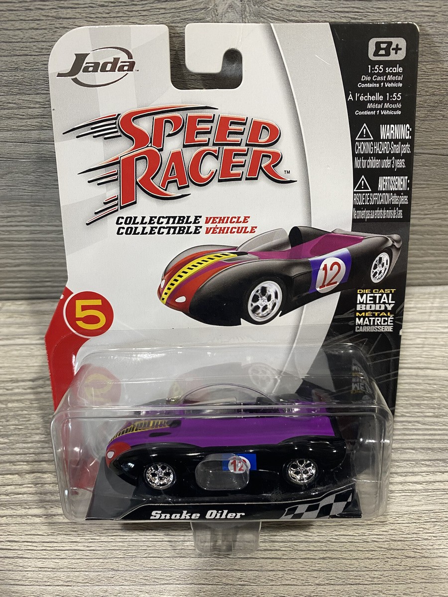 JADA SPEED RACER SNAKE OILER #12 RACE CAR 1/55 DIECAST