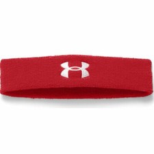 2-UNDER ARMOUR PERFORMANCE HEADBANDS 2 PER ORDER NEW RED