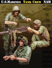 1/35 resin figure model kit Vietnam War 3 US soldiers unassembled unpainted