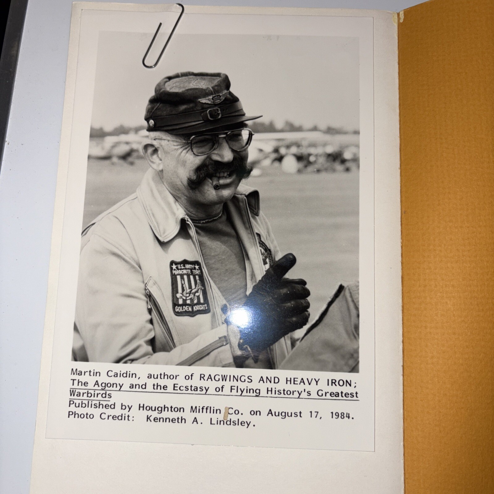 Ragwings and Heavy Iron by Martin Caidin uncorrected proof