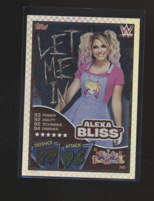 2021 Topps WWE Slam Attax - Firefly Fun House Alexa Bliss #366 for