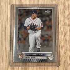 ZACK GREINKE 2022 Topps Chrome Ben Baller Baseball Card ASTROS ROYALS