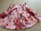 NWOT NEW Silvana Cirri Italy pretty lined floral skirt 14 years old girl washbl — photo 3