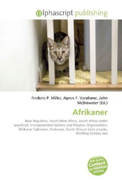 Frederic P. Miller (u. A.) | Afrikaner | Taschenbuch | Englisch