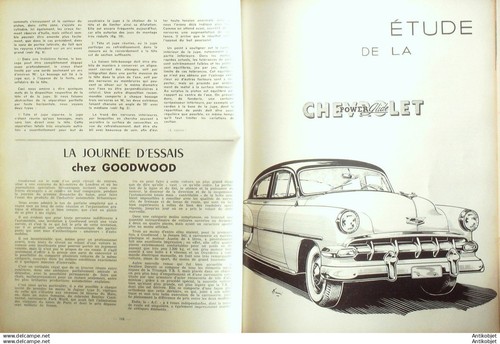 Revue Technique Automobile Chevrolet Powerglide salon Francfort 103#1954 - Foto 4 di 4