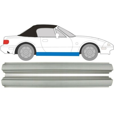 Für Mazda MX 5 NA 1989-1998 2x Schweller Reparaturblech / Paar