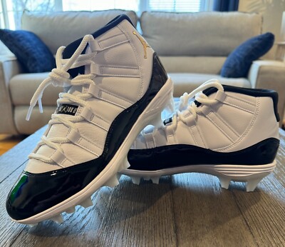 Nike Air Jordan 11 Concord Gratitude DMP  Mid TD Football Cleats Size 9
