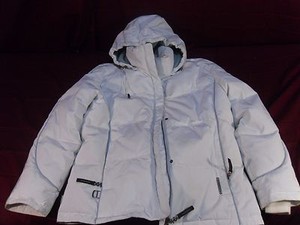 girls white winter coat