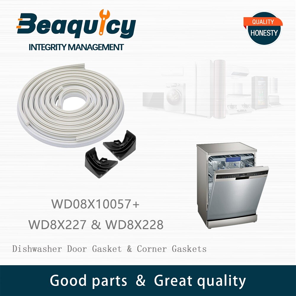 Dishwasher Door Gasket Seal WD08X10057 WD8X227 WD8X228 for GE Kenmore