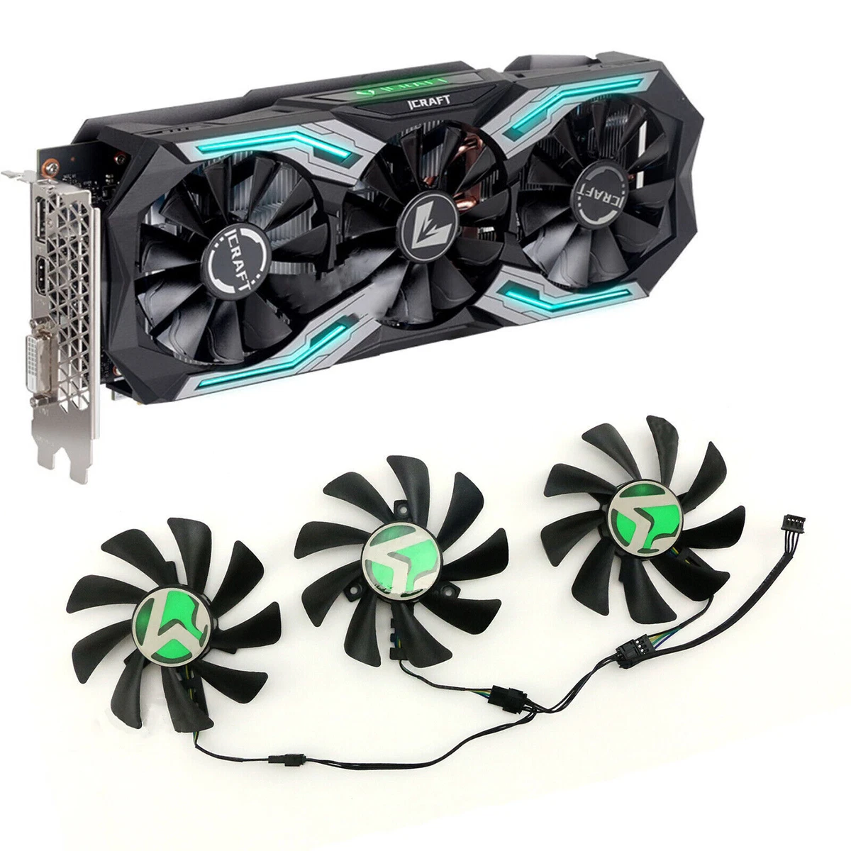 Cooling Fan Graphics Fan Replace Parts for MAXSUN RTX2060 2070