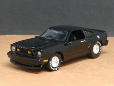 1976 Ford Mustang Cobra Ii 2nd Generation 164 Scale Collectible Muscle Car Blk