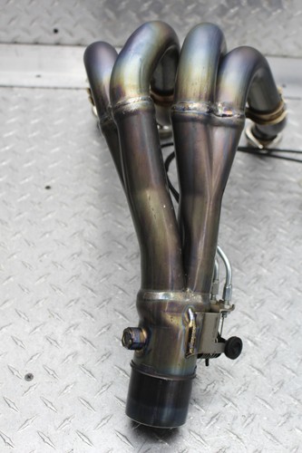 2009 Suzuki GSXR1000 EXHAUST HEADER W/ SERVO & CABLES - Picture 8 of 12