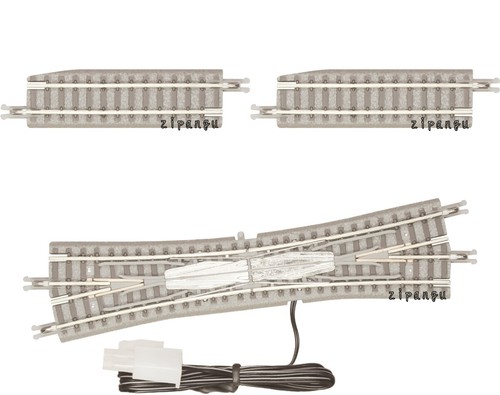 Z Scale Rokuhan Straight Curved Flex Turnouts Double Bumper X-Tracks Structures - Picture 63 of 179