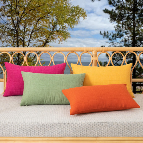 Fall Outdoor Waterproof Throw Pillow Covers Decorative Farmhouse Water Resistant - Picture 5 of 7