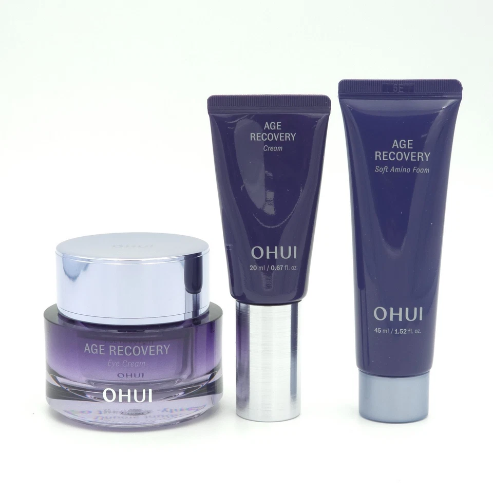 O HUI Age Recovery Eye Cream 50ml Special Set 3 Items Firming Elastic K-Beauty - Image 4 of 4