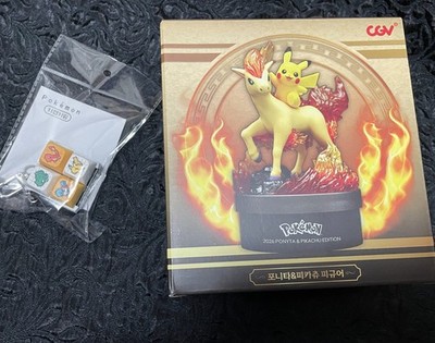[KOREA EXCLUSIVE] Pikachu & Ponyta Figure + Pokémon Mechanical Keyboard Keycap