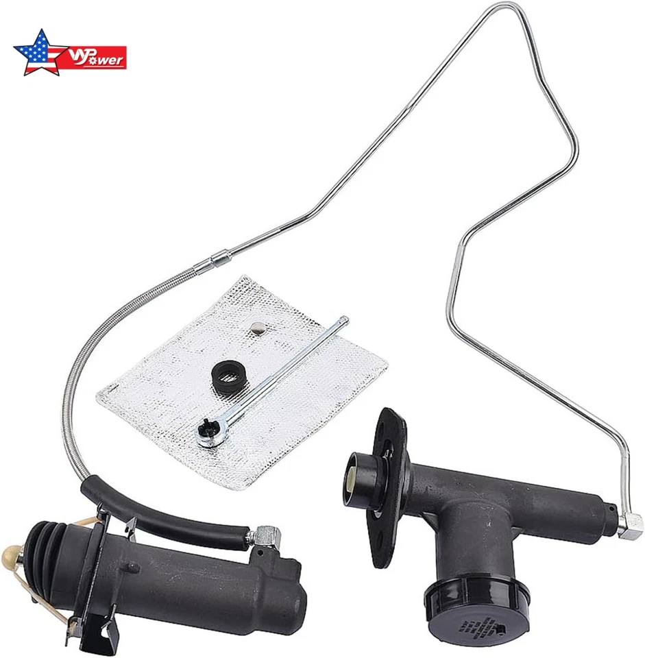 Conjunto de cilindro mestre e escravo de embreagem para Ford F250 F350 Truck F Super Duty F59 - Imagem 3 de 4