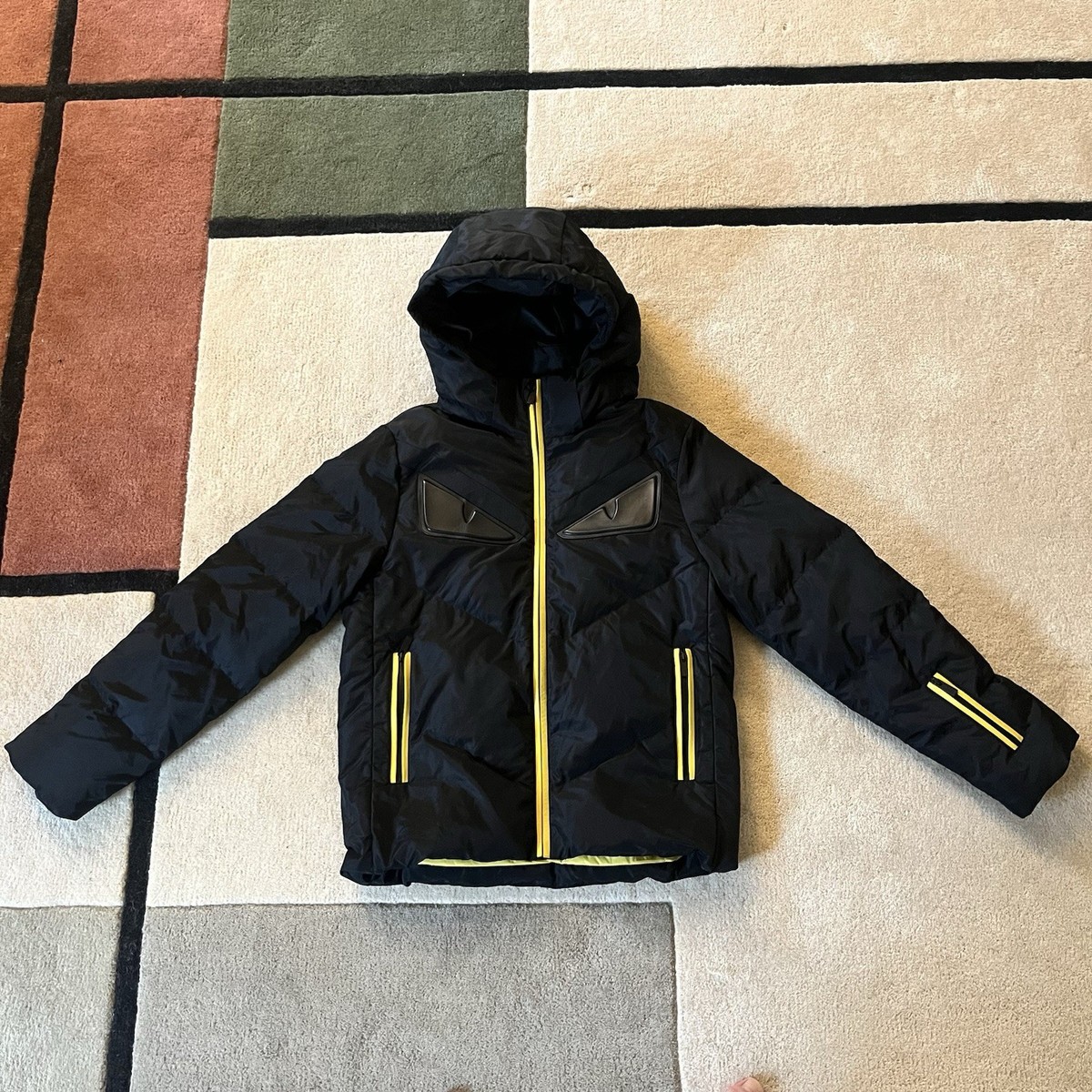 Fendi monster Men's Puffer Jacket Sz48 Amazing Condition Karl
