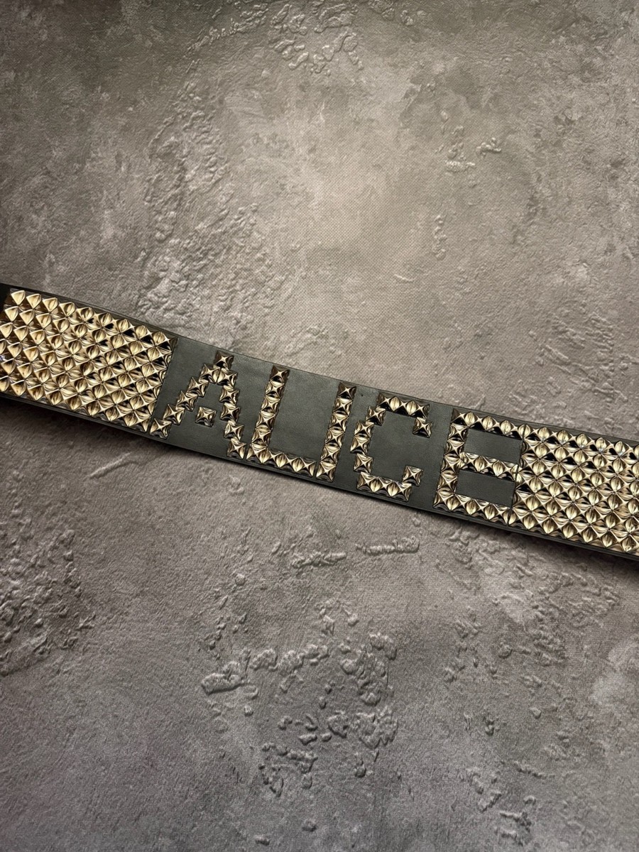 alice hollywood XXL leather belt opium y2k rap sk8 streetwear