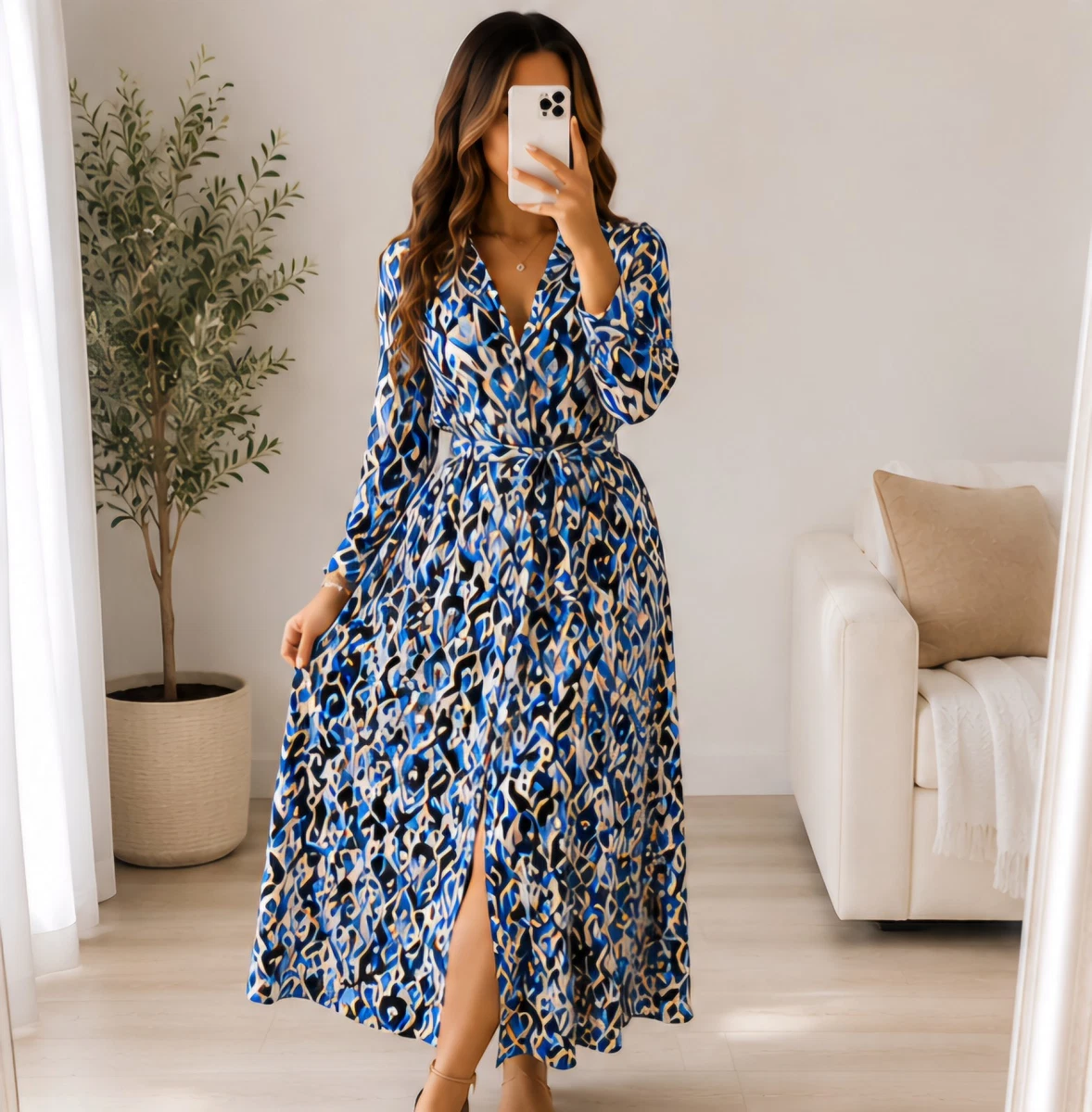 midi dress denim Ada Denim Midi Dress