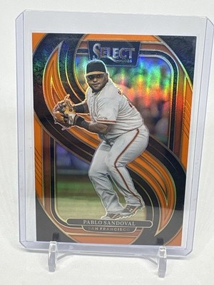 2025 Panini Select Pablo Sandoval Orange Prizm /49 (F718)