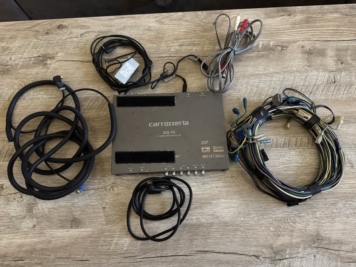 PIONEER CARROZZERIA DEQ-P9 DSP 5.1 Chanel Processing DSP Unit