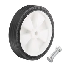 6 Inches Air Compressor Wheels for Most Air Compressors With 0.5" Dia 1PCS,White