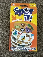 Spot It! Animals Junior Family Matching Card Game