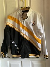 NFL Pittsburgh Steelers Youth Medium 12-14 Full Zip Track Jacket