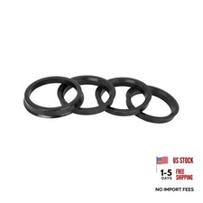 4pcs Plastic 67.1mm OD to 56.1mm ID Car Hub Centric Rings Wheel Bore Center