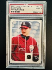 2001 Just Stuff 2K Barry Zito Autographed #BA51