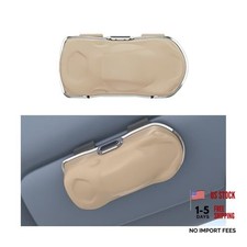 Sunglasses Holder for Car Visor, Vehicle Sun Visor Glasses Protective Beige