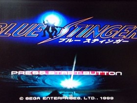 Blue Stinger 1Dreamcast BLUE STINGER Japan O2