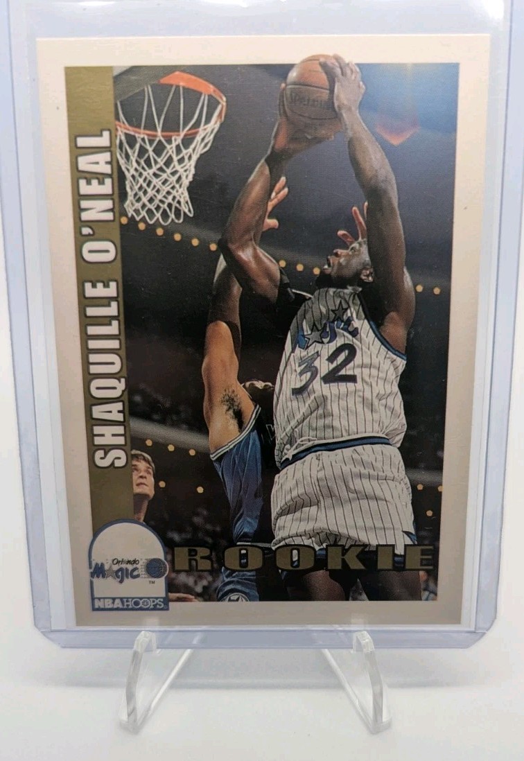 92-93 Nba Hoops Shaquille O'neal Rookie Rc #442 Magic Shaq