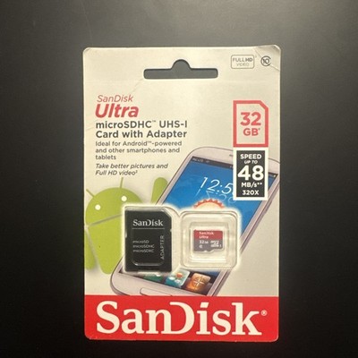 SanDisk Ultra 32GB Class 10 - SDHC Memory Card - (SDSDQUA-032G-A11A)