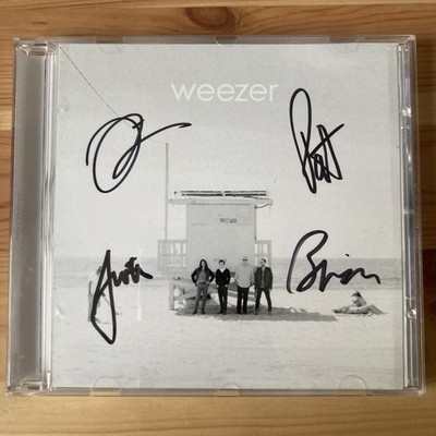 Weezer The White Album CD Signed By The Band Excellent Condition