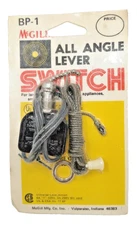McGill BP-1 All Angle Lever Switch 6A 125V 3A 250V Sealed new old stock NOS NIB