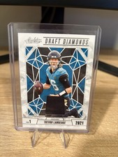 2021 Panini Absolute Draft Diamonds Trevor Lawrence Rookie Patch Jaguars Card. rookie card picture