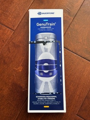 Bauerfeind GenuTrain Knee Support Brace - Size 3- Color Titan - Open Box