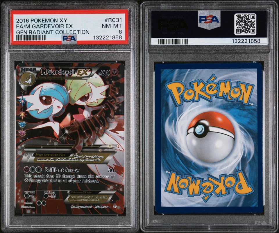 Pokemon XY Generations Radiant Collection Full Art Mega Gardevoir EX RC31 PSA 9 - Image 3 of 3