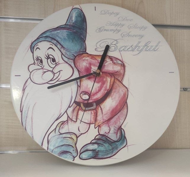 Orologio cucina soggiorno da parete Egan Disney in ceramica decorata idea regalo — foto 2