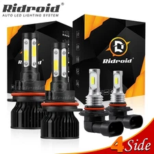 For Dodge Ram 1500 2500 3500 2002 2003-2005 LED Headlight Hi/Lo Fog Light Bulbs