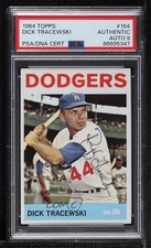PSA/DNA 1964 Topps Dick Tracewski #154 Certified Authentic Auto 0i76