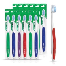 Image of Orthodontic Toothbrush, 124PD,“V” Trim Soft bristles, Professional Sample, 1 ...