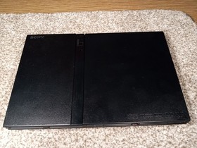 PlayStation 2 Slim SCPH-75001 Console W/ 1 Controller, 9 Games, 6 Memory - READ