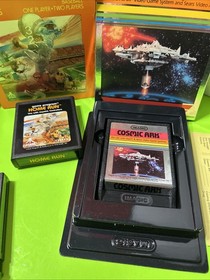 Atari 2600 Video Game Console  with Boxed Games-tested Works